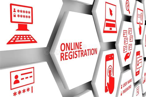 在线报名概念