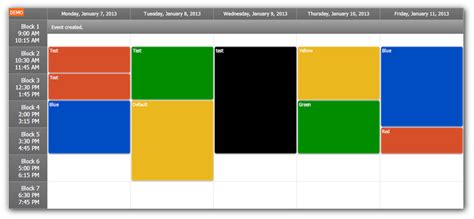 如何使用HTML5创建高效的学生课程表