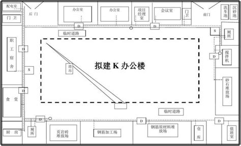 比赛现场布局示意图